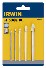 Borrsats Kakel/Glas 4-10 mm Irwin